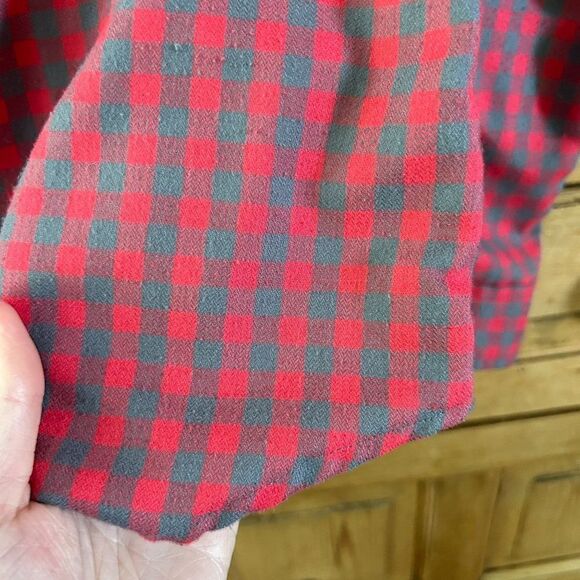 Women's Toad & Co Medium Dakotah Travel Shirt Plaid Flannel Button Down Pink‎ - Picture 11 of 11